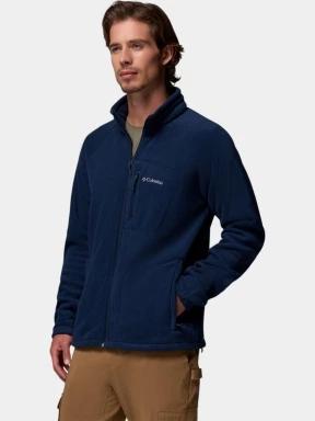 pulover polar pt. barbati Columbia Fast Trek II Full Zip Fleece albastru inchis 3