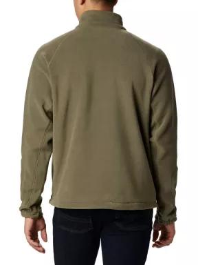 pulover polar pt. barbati Columbia Fast Trek II Full Zip Fleece verde 3