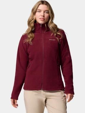 pulover polar pt. femei Columbia Fast Trek II Jacket rosu 1