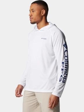 tricou cu maneci lungi, pentru sport pt. barbati Columbia Terminal Tackle Hoodie alb 3