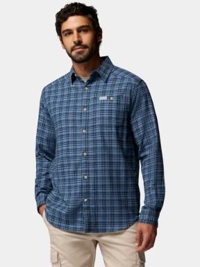 camasa cu maneci lungi pt. barbati Columbia Cornell Woods Flannel Long Sleeve Shirt albastru 1