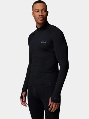 top lenjerie de corp pt. barbati Columbia Midweight Stretch Long Sleeve Half Zip negru 1