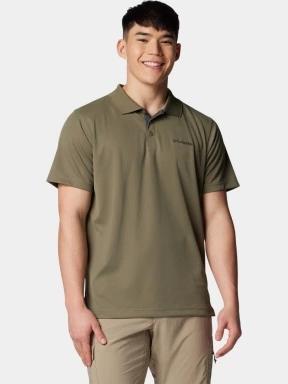 tricou de sport, cu guler pt. barbati Columbia Utilizer Polo verde 1