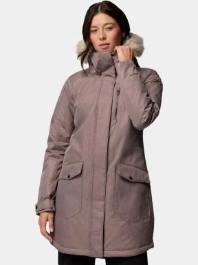 jacheta de iarna pt. femei Columbia Suttle Mountain Long Insulated Jacket maro 1
