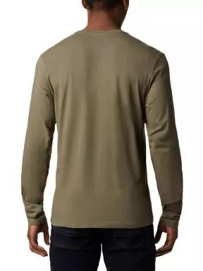 tricou cu maneci lungi pt. barbati Columbia Bear Springs Graphic Tee verde 3
