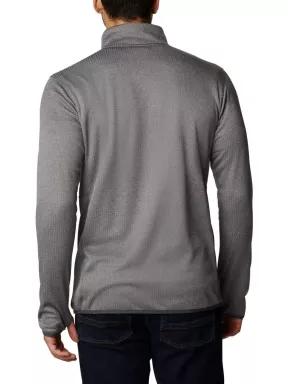 pulover polar pt. barbati Columbia Park View Fleece Half Zip gri 3