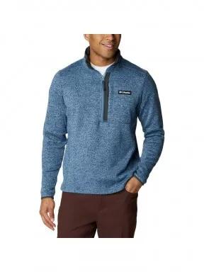 pulover polar pt. barbati Columbia Sweater Weather Half Zip albastru 1