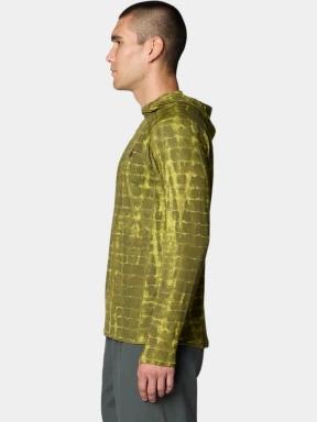 tricou cu maneci lungi, pentru sport pt. barbati Mountain Hardwear Crater Lake Long Sleeve Hoody verde 3