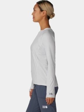 tricou cu maneci lungi, pentru sport pt. femei Mountain Hardwear Crater Lake Long Sleeve alb 3