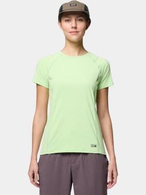 tricou pentru sport, cu maneci scurte pt. femei Mountain Hardwear Crater Lake Short Sleeve verde 1