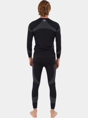 set de lenjerie de corp pt. barbati Fundango Seamless Baselayer Set negru 3
