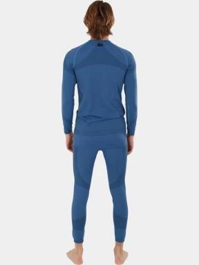set de lenjerie de corp pt. barbati Fundango Seamless Baselayer Set albastru inchis 1