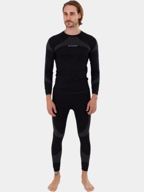 set de lenjerie de corp pt. barbati Fundango Seamless Baselayer Set negru 1