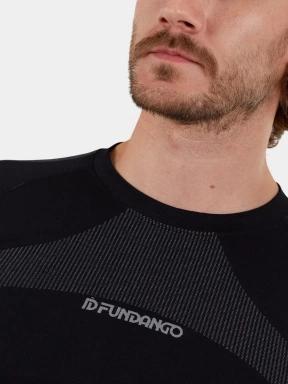 set de lenjerie de corp pt. barbati Fundango Seamless Baselayer Set negru 3
