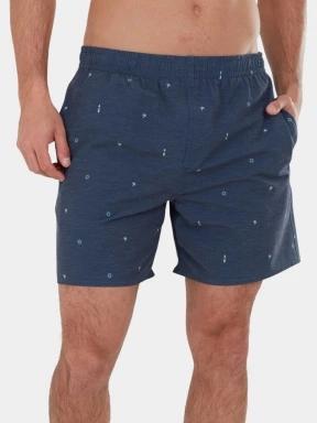 boardshort pt. barbati Fundango Bono Print Boardshorts albastru inchis 1