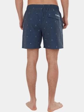 boardshort pt. barbati Fundango Bono Print Boardshorts albastru inchis 3
