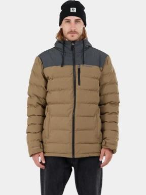 geaca matlasata de tranzitie pt. barbati Fundango Passat Padded Jacket maro 1