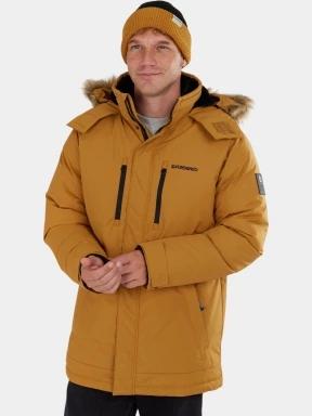 jacheta de iarna pt. barbati Fundango Spirit Parka Jacket galben 1