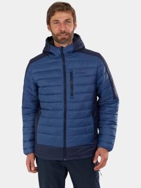 geaca matlasata de tranzitie pt. barbati Fundango Matt Hooded Jacket albastru 1