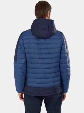 geaca matlasata de tranzitie pt. barbati Fundango Matt Hooded Jacket albastru 3