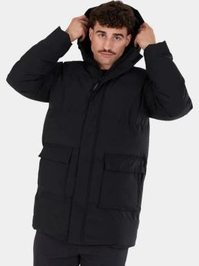 gaca de iarna matlasata pt. barbati Fundango Nordvik Parka Jacket negru 1