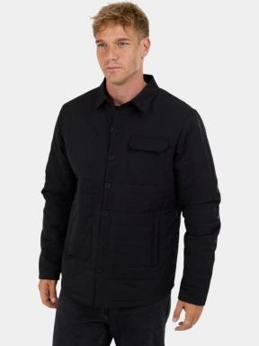 jacheta camasa pt. barbati Fundango Grido Padded Shirt Jacket negru 1