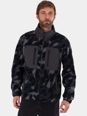 strat intermediar hibrid pt. barbati Fundango Haven Hybrid Jacket negru 1