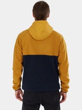 pulover cu gluga pt. barbati Fundango Carlos Fleece Pullover galben 3