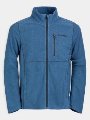 pulover polar pt. barbati Fundango Jeffrey Fullzip Fleece albastru inchis 1