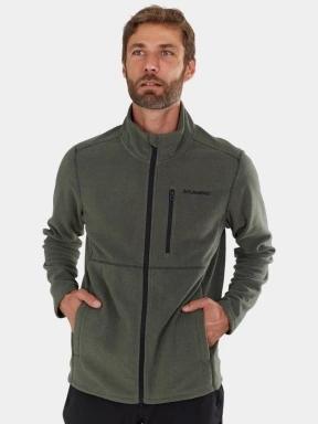 pulover polar pt. barbati Fundango Jeffrey Fullzip Fleece oliv 1