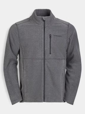 pulover polar pt. barbati Fundango Jeffrey Fullzip Fleece negru 1