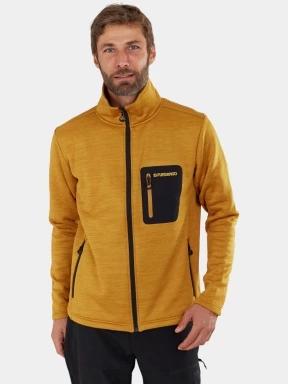 pulover polar pt. barbati Fundango Revolution Fullzip Fleece galben 1