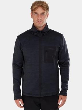 pulover polar pt. barbati Fundango Revolution Fullzip Fleece negru 1