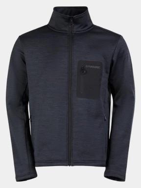 pulover polar pt. barbati Fundango Revolution Fullzip Fleece negru 1