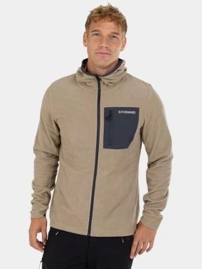 strat intermediar hibrid pt. barbati Fundango Nagano Full Zip Hoodie nisip 1