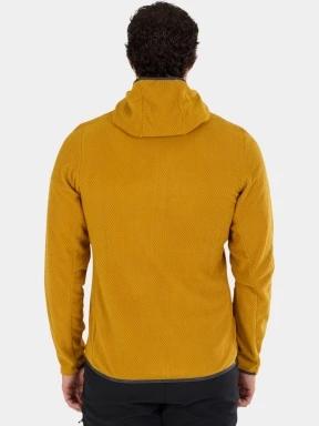 strat intermediar hibrid pt. barbati Fundango Nagano Full Zip Hoodie galben 3