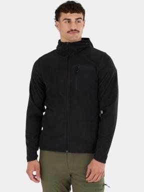 strat intermediar hibrid pt. barbati Fundango Nagano Full Zip Hoodie negru 1