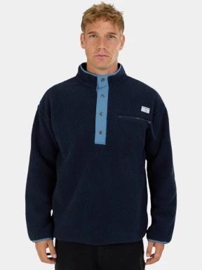 pulover polar pt. barbati Fundango Phoenix Fleece Jacket albastru inchis 1