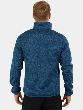pulover polar pt. barbati Fundango Cruz Knit Fleece Jacket albastru inchis 3