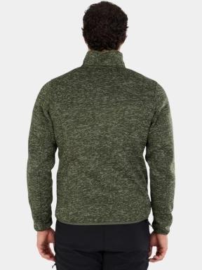 pulover polar pt. barbati Fundango Cruz Knit Fleece Jacket oliv 3