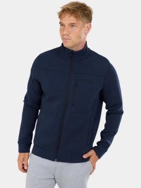 pulover polar pt. barbati Fundango Soren Fleece Jacket albastru inchis 1
