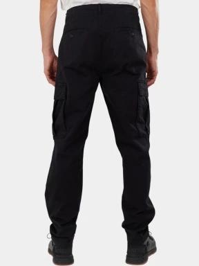 pantaloni cargo pt. barbati Fundango Chuck Cargo Pants negru 3