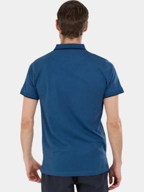 tricou cu guler pt. barbati Fundango Incognito Mono Poloshirt albastru 3