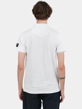 tricou cu guler pt. barbati Fundango Insignia Poloshirt alb 3