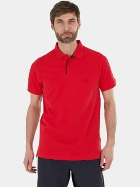 tricou cu guler pt. barbati Fundango Insignia Poloshirt rosu 1