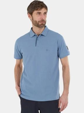 tricou cu guler pt. barbati Fundango Insignia Poloshirt albastru deschis 1