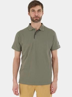 tricou cu guler pt. barbati Fundango Insignia Poloshirt verde 1