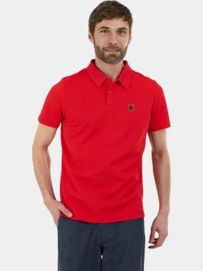 tricou de sport, cu guler pt. barbati Fundango Zeno II Tech Poloshirt rosu 1