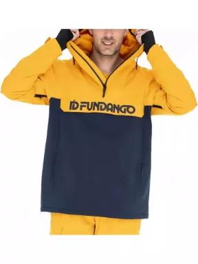 geaca de schi pt. barbati Fundango BURNABY LOGO Anorak portocaliu 3