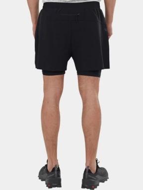 pantaloni scurti pentru sport pt. barbati Fundango Corris Running Shorts negru 3